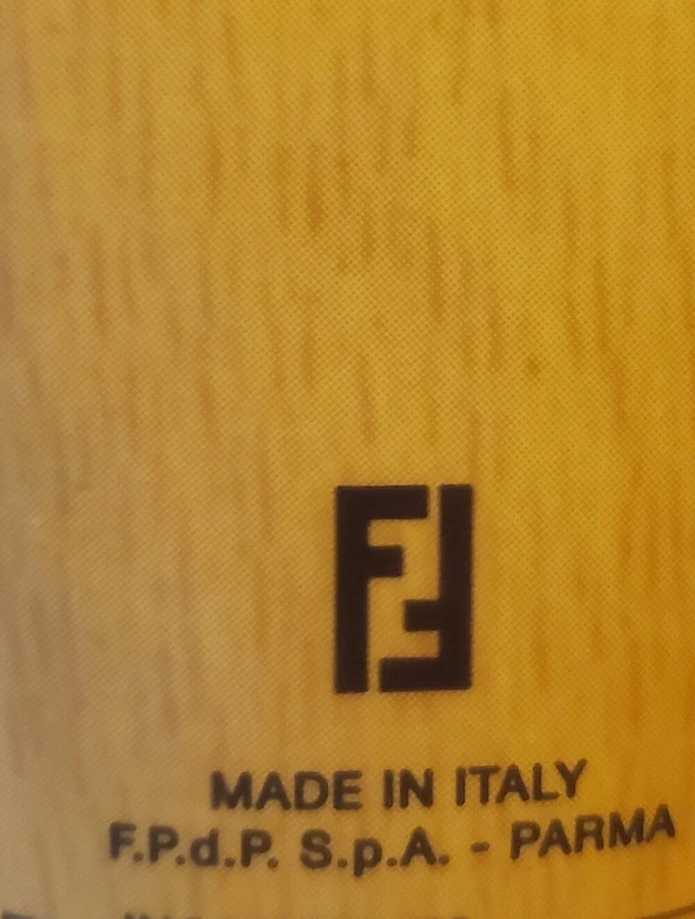 Fendi Bath & Shower Gel Vintage Rare Made In Italy